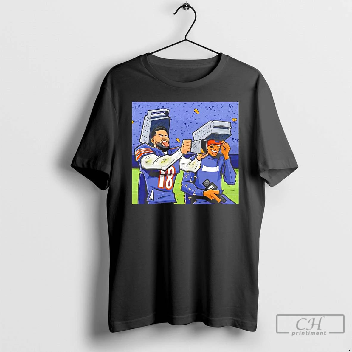 Premium Caleb Williams 2026 Trolling Packers Caricature T-Shirts, Hoodie, Sweatshirt | AU01DripNestTees.com