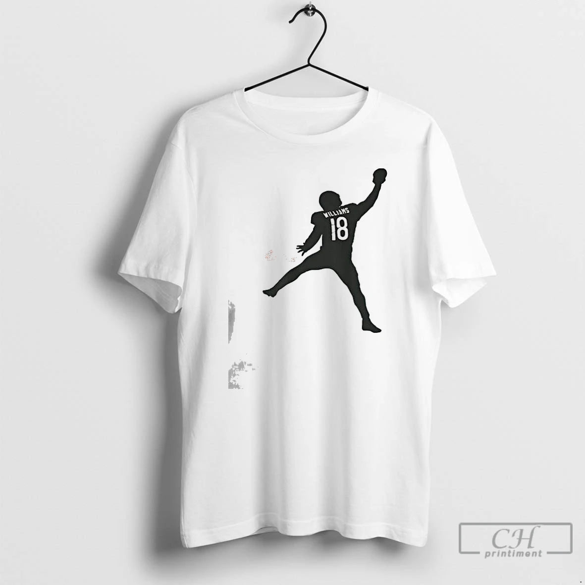 Premium Caleb Williams Iceman Silhouette T-Shirts, Hoodie, Sweatshirt | AU01DripNestTees.com