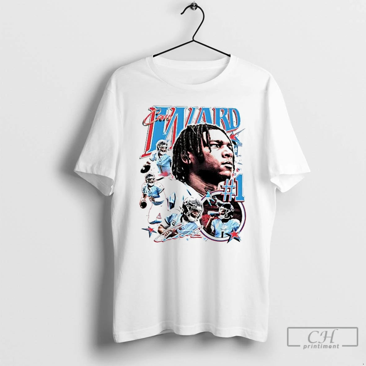 Premium Cam Ward Picture Collage 1 Tennessee Titans T-Shirts, Hoodie, Sweatshirt | AU01DripNestTees.com