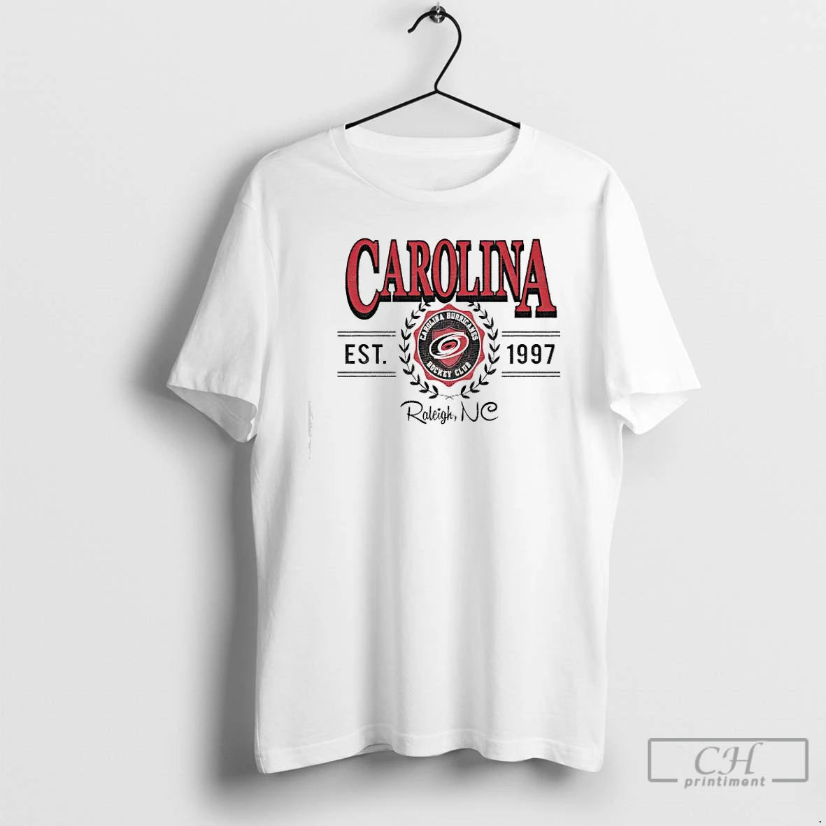 Premium Carolina Hurricanes Hockey Club Est 1997 Graphic T-Shirts, Hoodie, Sweatshirt | AU01DripNestTees.com
