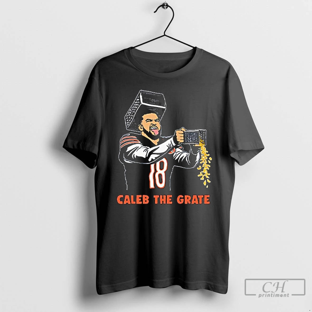 Premium Chicago Football Caleb Cheese Grater Caleb The Grate T-Shirts, Hoodie, Sweatshirt | AU01DripNestTees.com