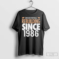 Premium Chicago Football Rebuilding Since 1986 T-Shirts, Hoodie, Sweatshirt | AU01DripNestTees.com