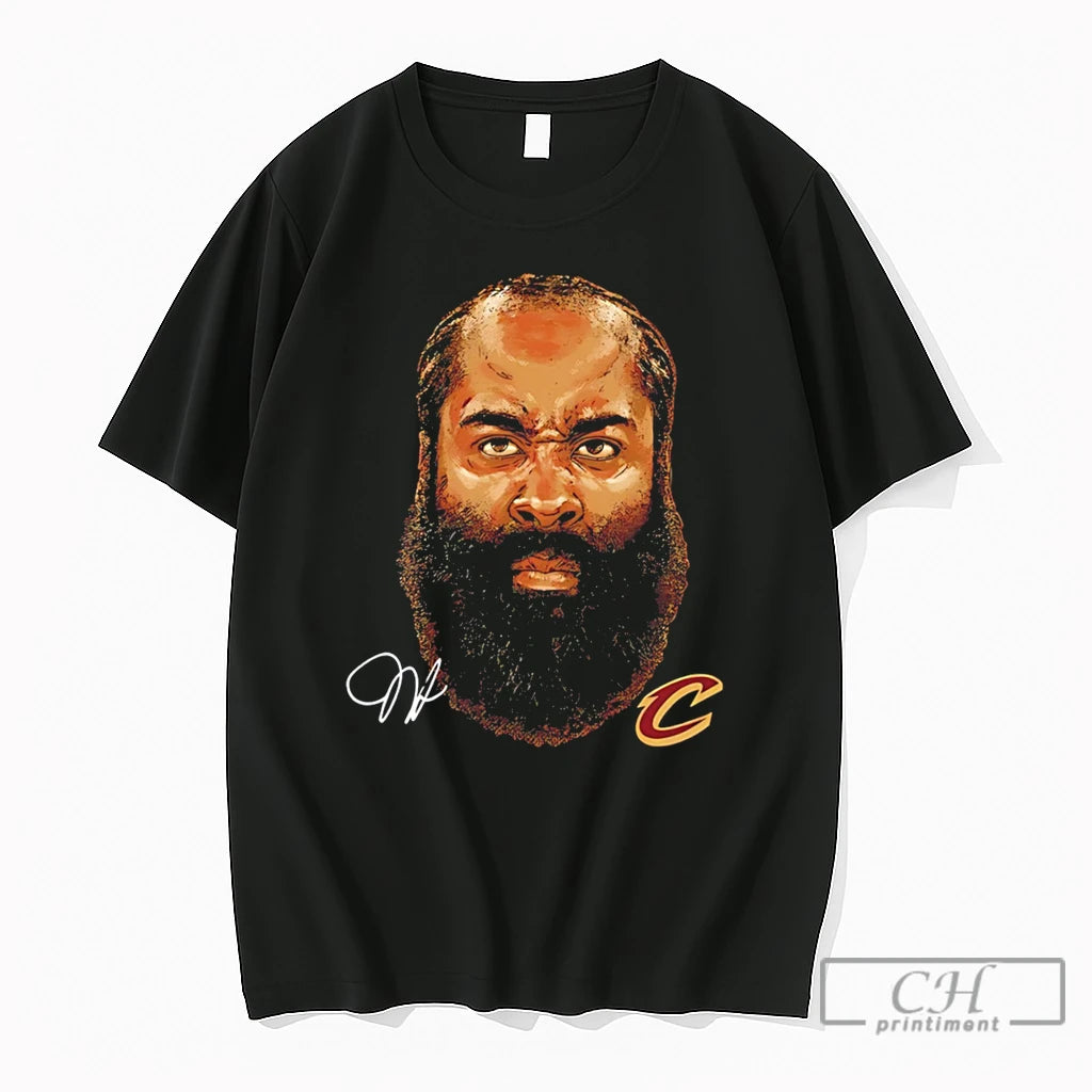 Premium Cleveland Cavaliers James Harden Big Head Signature Tee