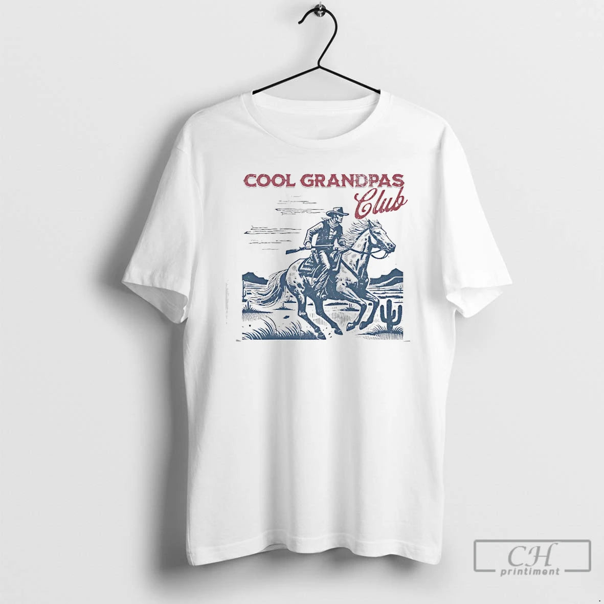 Premium Cool Grandpas Club Retro Cowboy T-Shirts, Hoodie, Sweatshirt | AU01DripNestTees.com