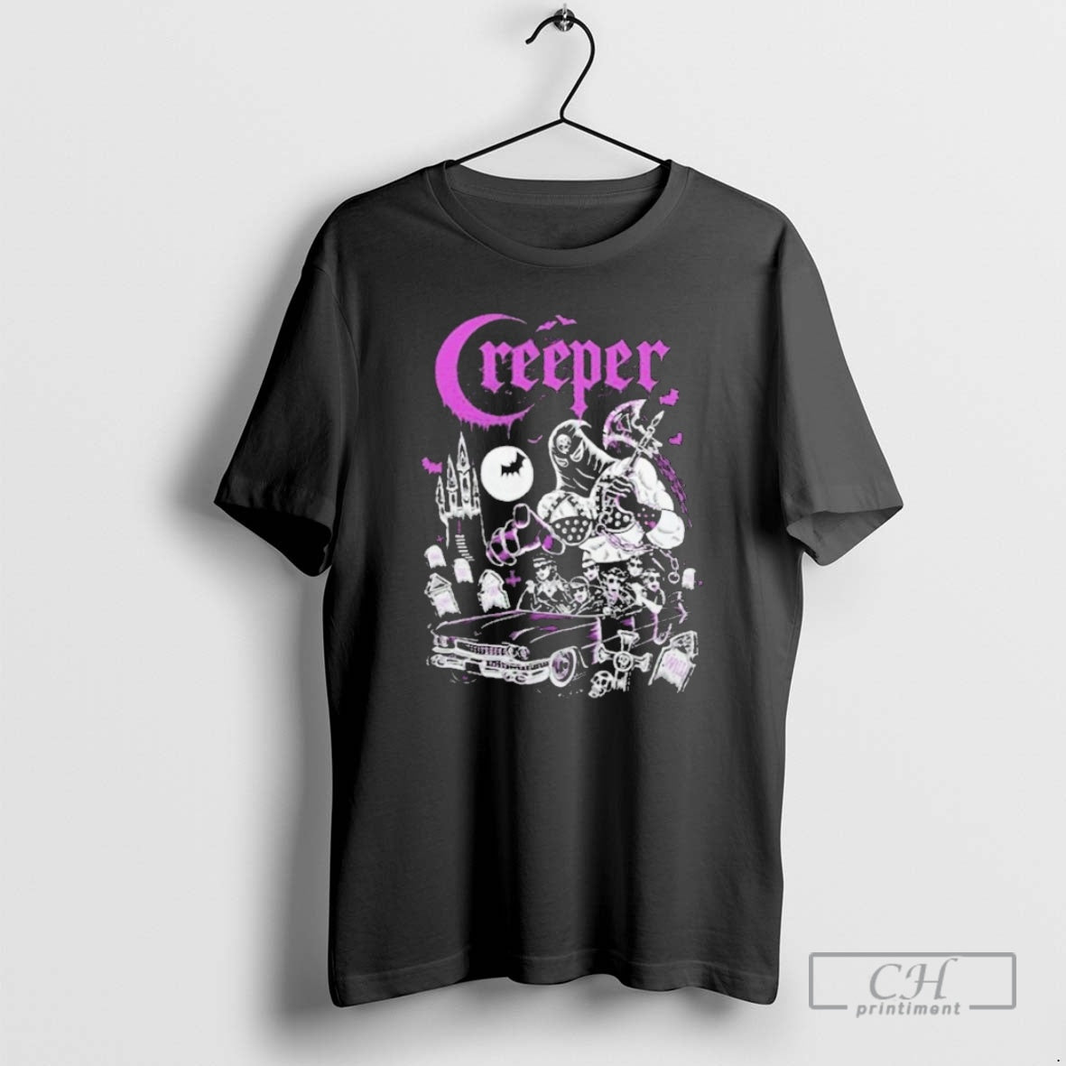 Premium Creeper Mistress Of Death Car Shirt Sweater Hoodie, Sweatshirt | AU01DripNestTees.com