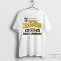 Premium Crest Chargers 2025 Nchsaa Division 5a Football Champions Christmas T-Shirts, Hoodie, Sweatshirt