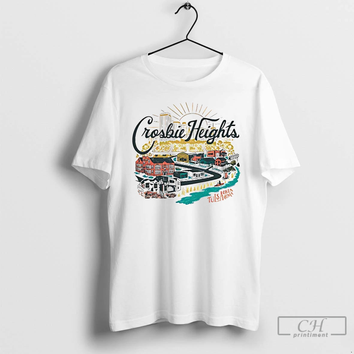 Premium Crosbie Heights Tulsa Oklahoma T-Shirts, Hoodie, Sweatshirt | AU01DripNestTees.com