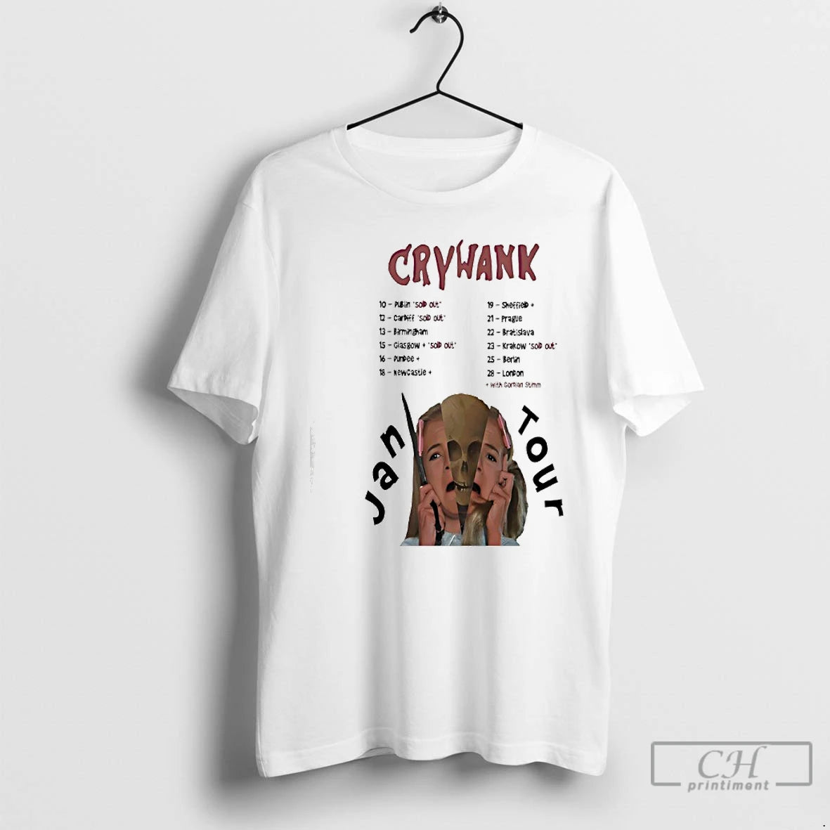 Premium Crywank January 2026 Shows Tour T-Shirts, Hoodie, Sweatshirt | AU01DripNestTees.com
