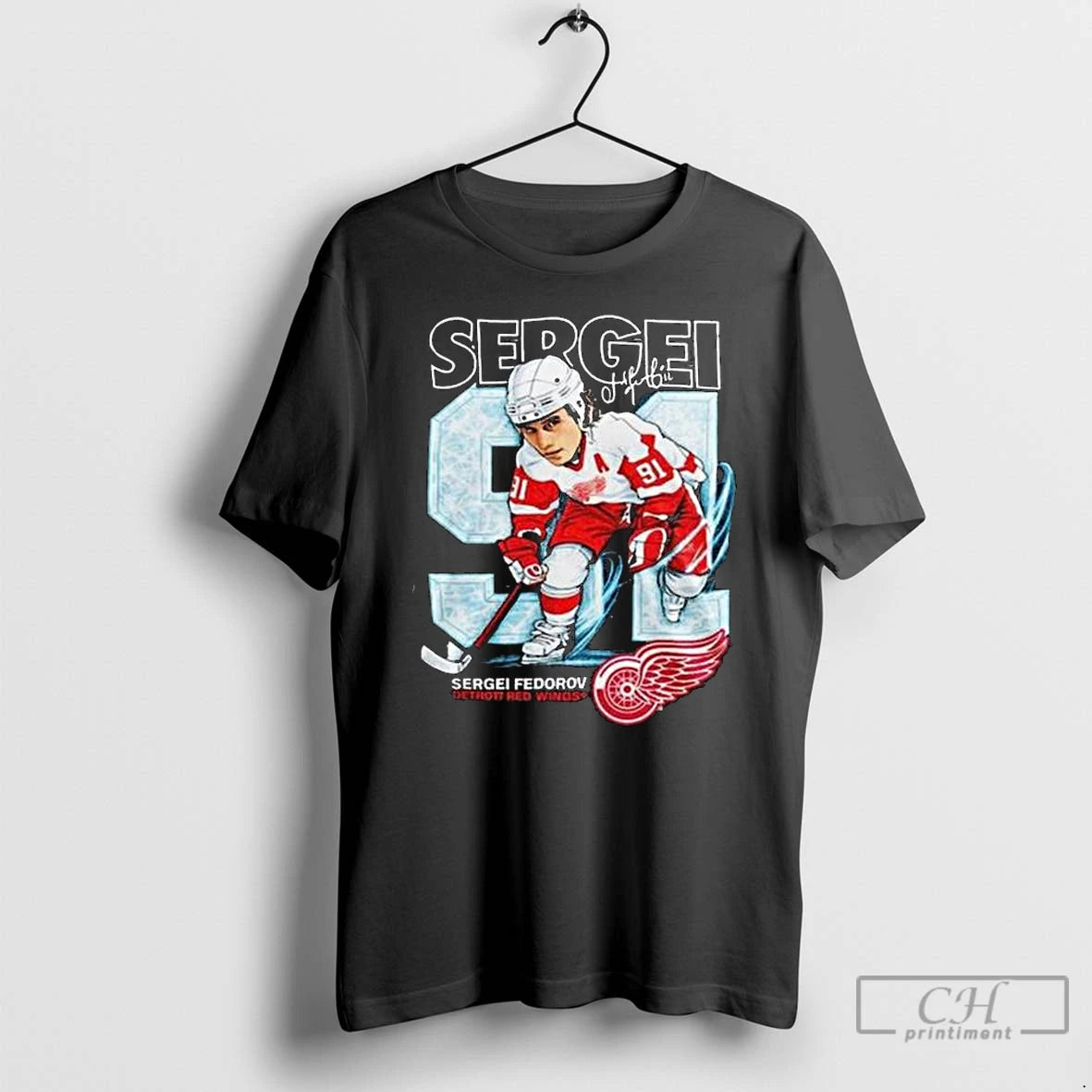 Premium Detroit Red Wings Sergei Fedorov Night 2026 Celebration T-Shirts, Hoodie, Sweatshirt | AU01DripNestTees.com