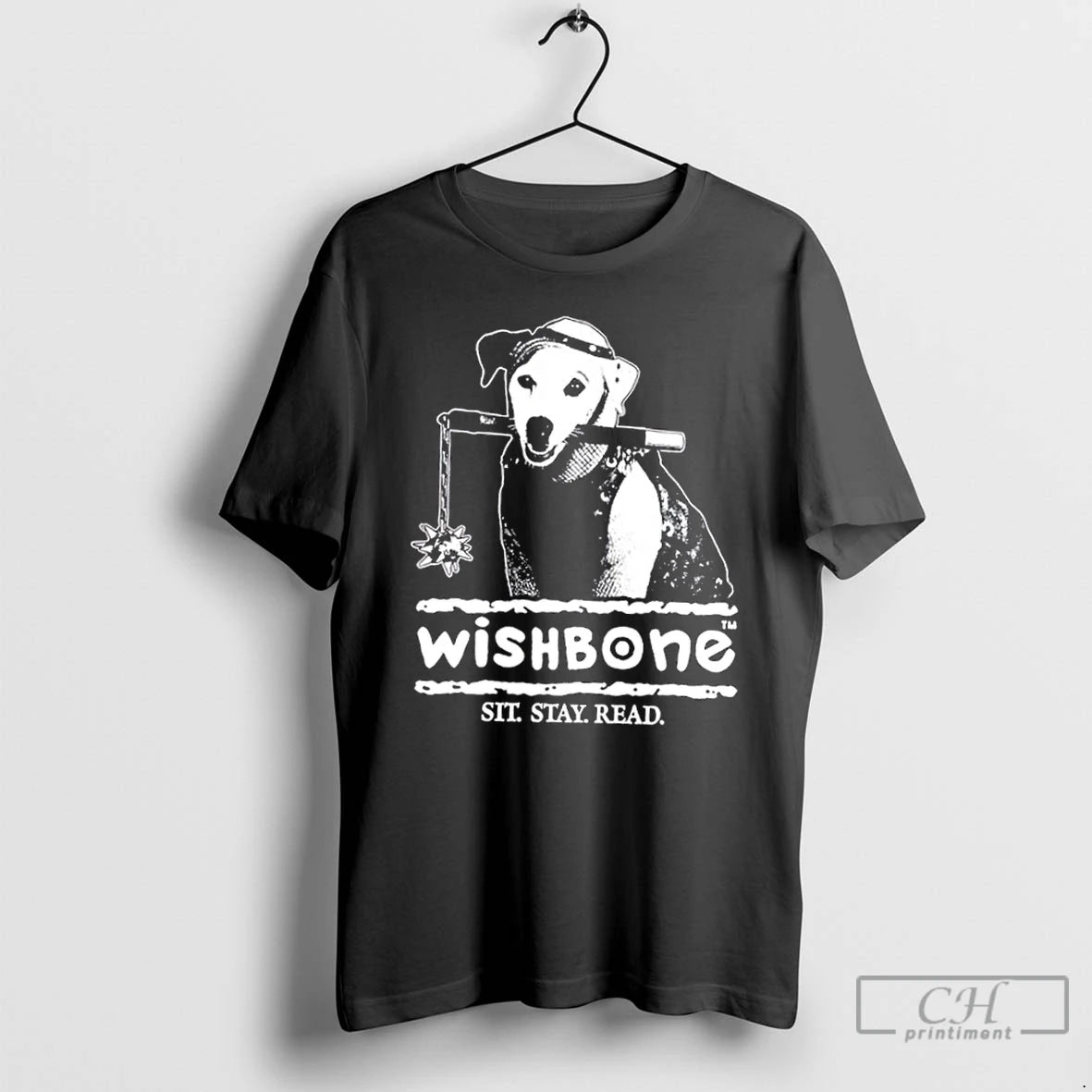 Premium Dog Wishbone Sit Stay Read T-Shirts, Hoodie, Sweatshirt | AU01DripNestTees.com
