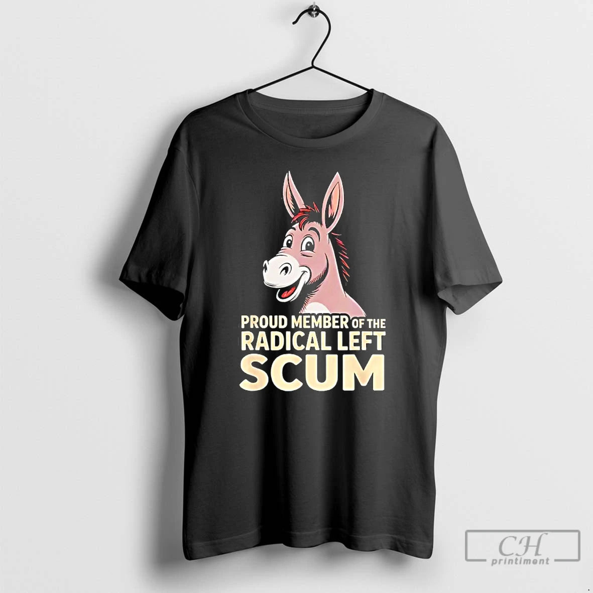 Premium Donkey Proud Member Of The Radical Left Scum T-Shirts, Hoodie, Sweatshirt | AU01DripNestTees.com