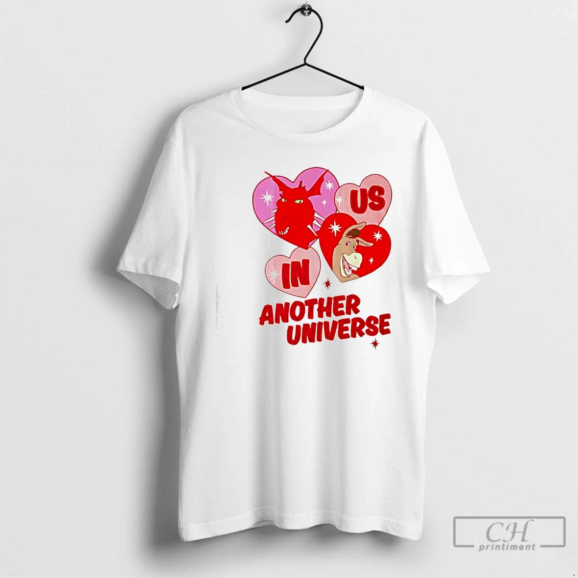 Premium Donkey Shrek Us In Another Universe T-Shirts, Hoodie, Sweatshirt | AU01DripNestTees.com