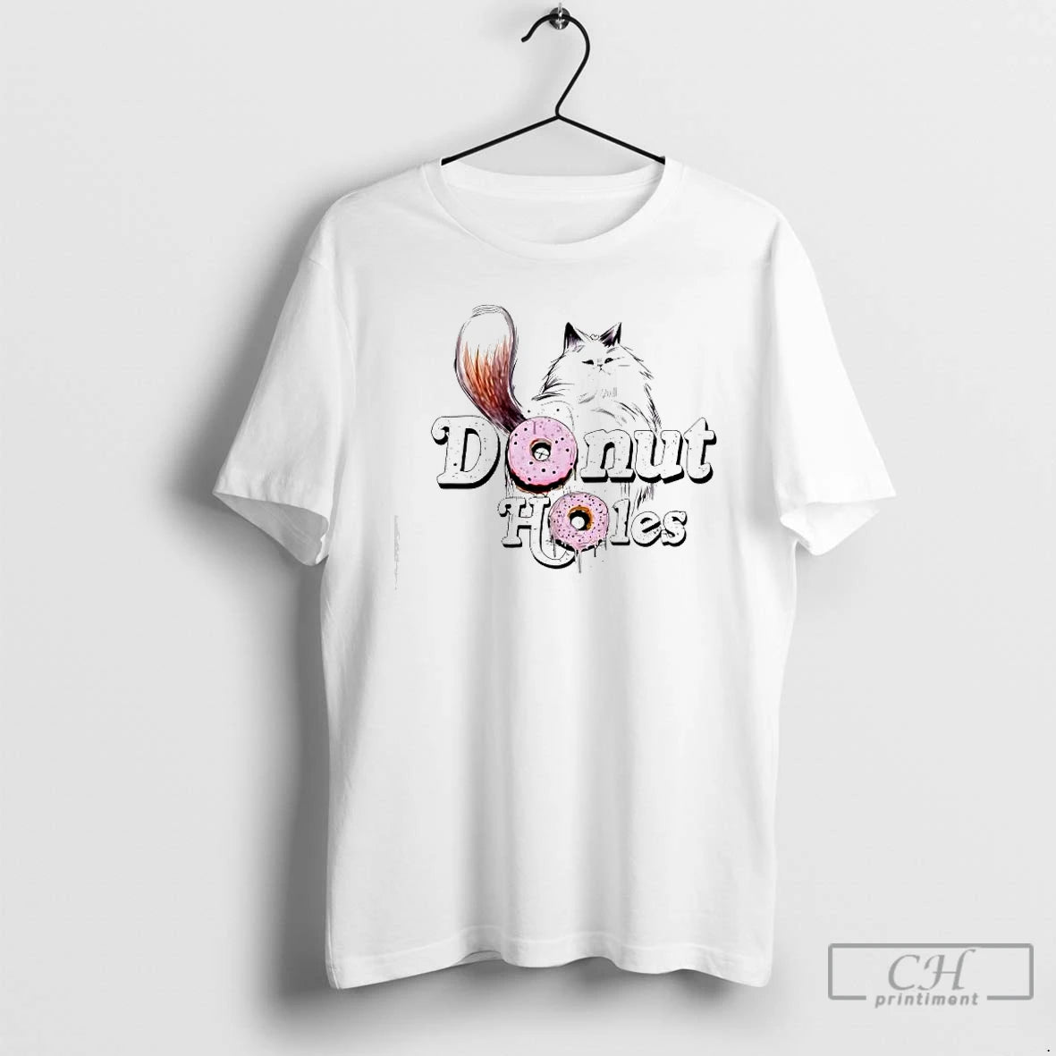 Premium Donut Holes Persian Cat Graphic T-Shirts, Hoodie, Sweatshirt | AU01DripNestTees.com