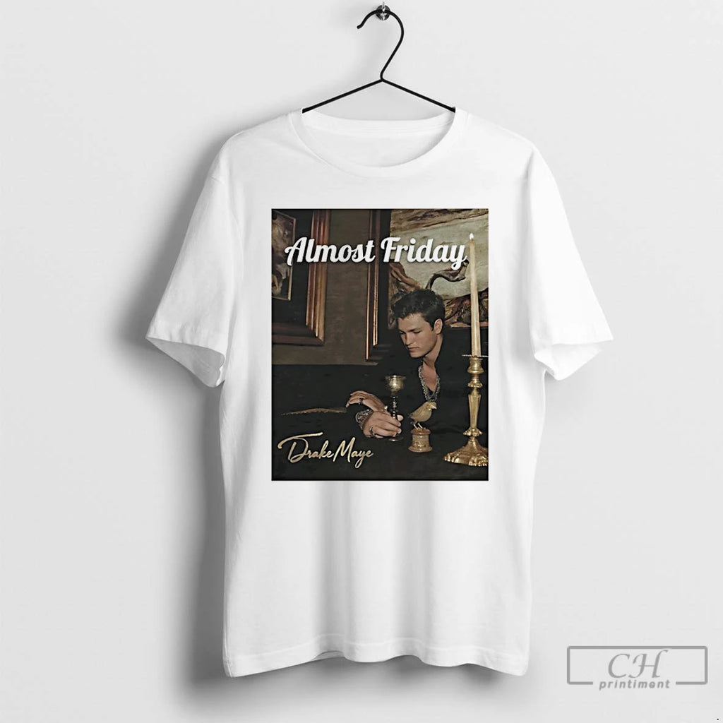 Premium Drake Maye Album Cover Almost Friday Photo T-Shirts, Hoodie, Sweatshirt | AU01DripNestTees.com
