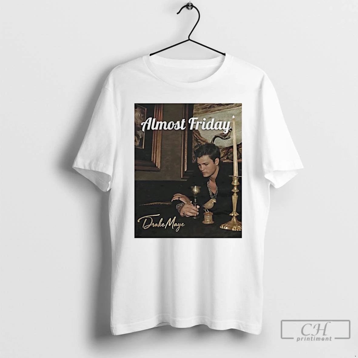 Premium Drake Maye Album Cover Almost Friday Photo T-Shirts, Hoodie, Sweatshirt | AU01DripNestTees.com