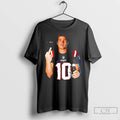 Premium Drake Maye Middle Finger Smoking T-Shirts, Hoodie, Sweatshirt | AU01DripNestTees.com