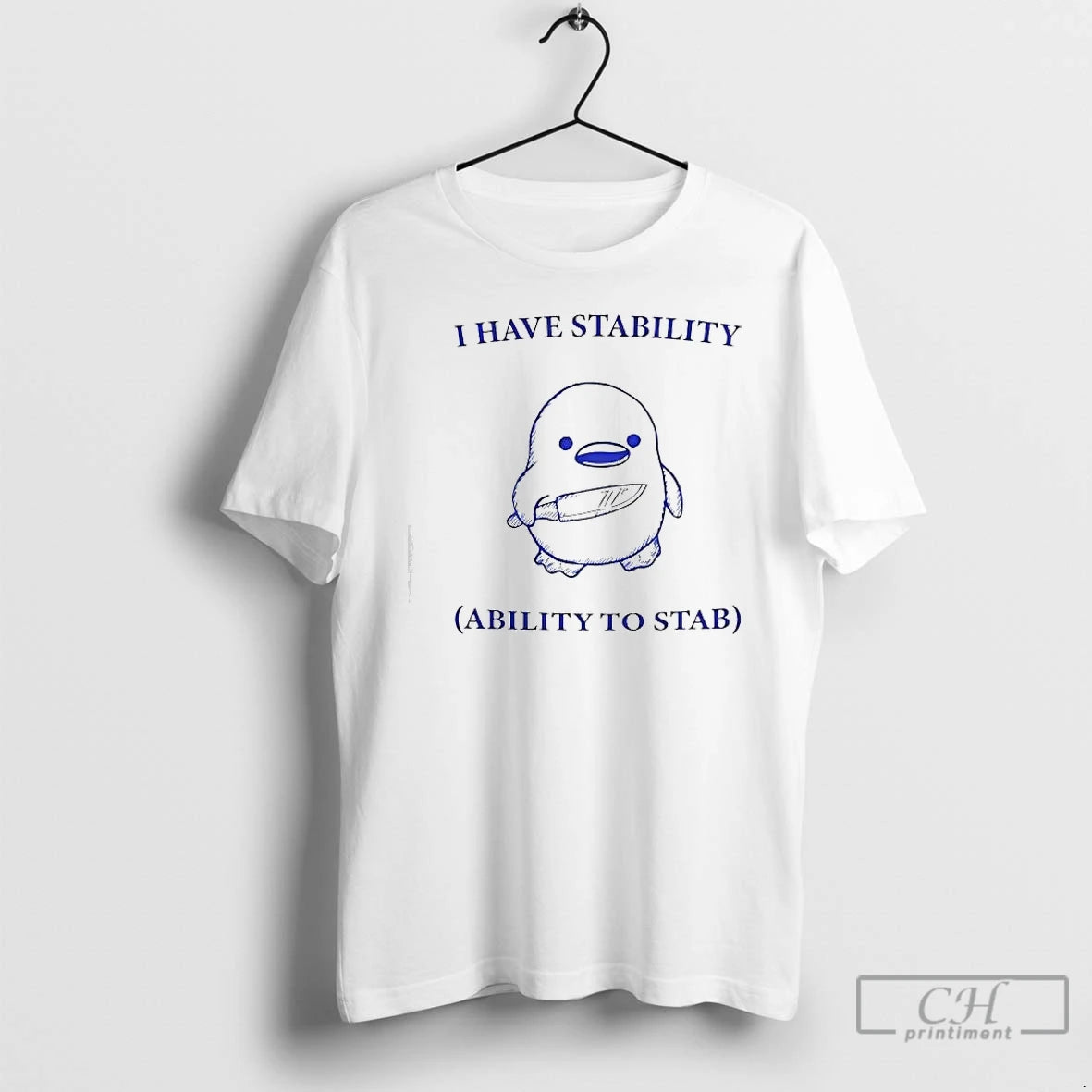 Premium Duck With Knife I Have Stability Ability To Stab T-Shirts, Hoodie, Sweatshirt | AU01DripNestTees.com