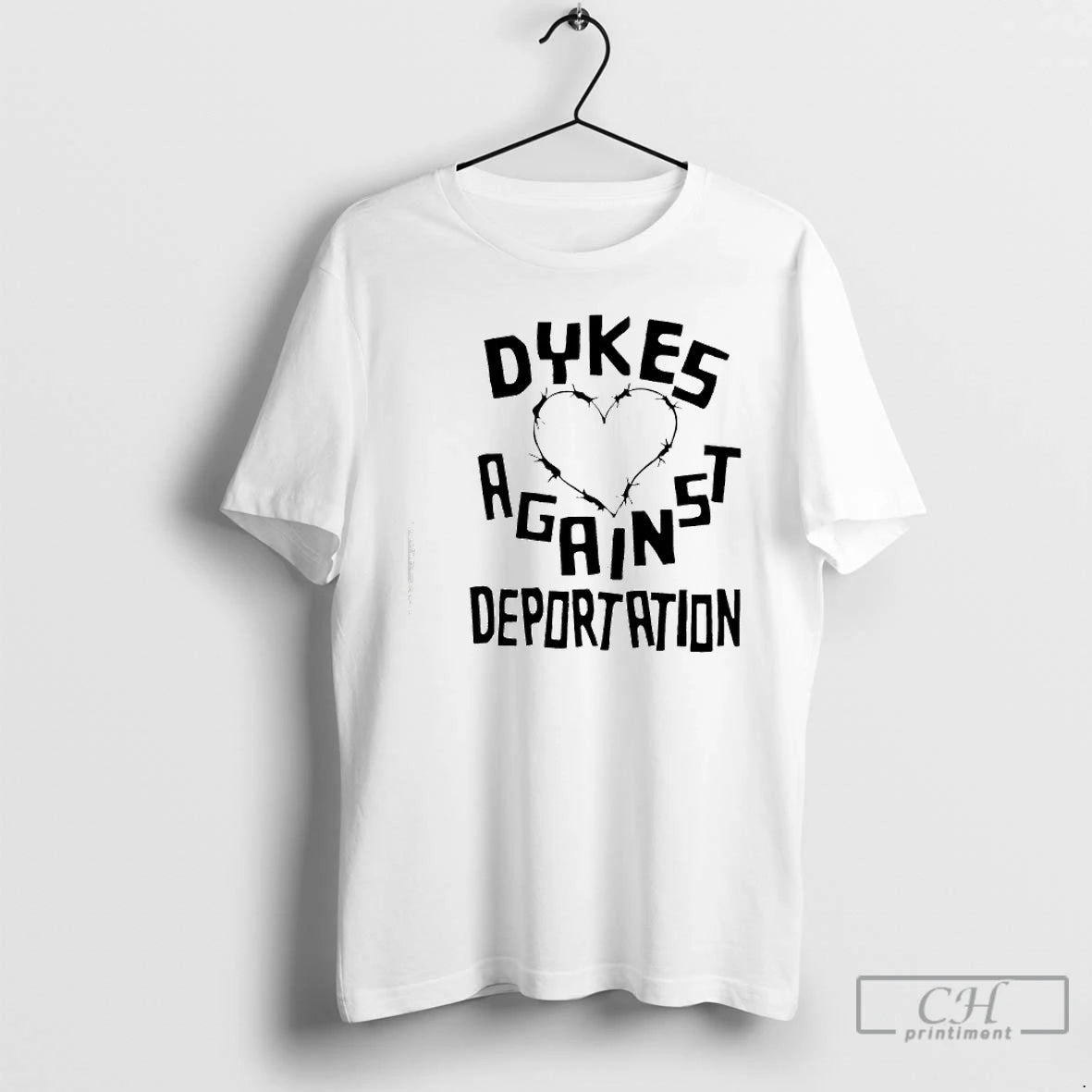 Premium Dykes Against Deportation Queer Immigrant Solidarity T-Shirts, Hoodie, Sweatshirt | AU01DripNestTees.com