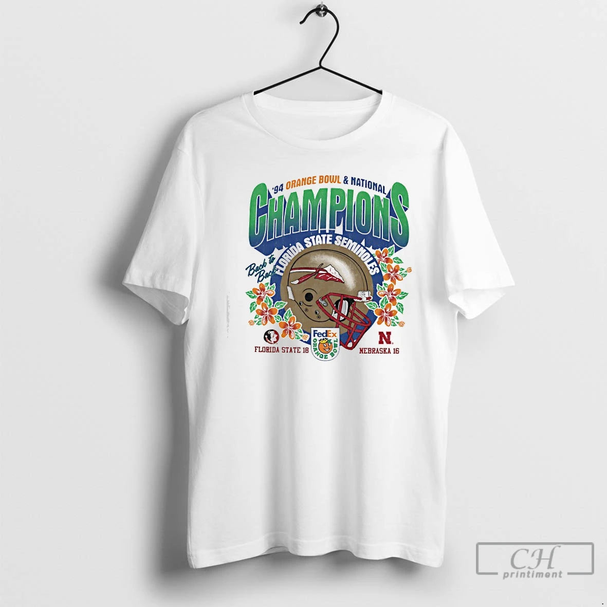 Premium Florida State Seminoles Orange Bowl Champions 94 T-Shirts, Hoodie, Sweatshirt | AU01DripNestTees.com
