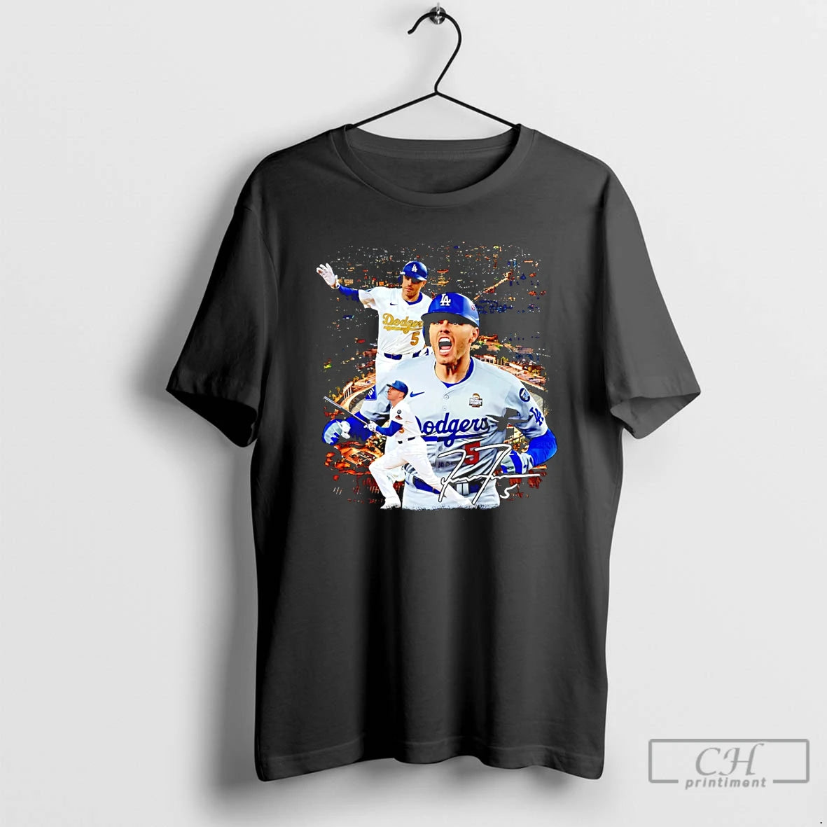 Premium Freddie Freeman Los Angeles Dodgers Signature Player Collage 2026 T-Shirts, Hoodie, Sweatshirt | AU01DripNestTees.com