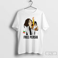 Premium Free Persia Protest Woman Life Freedom Iran Revolution T-Shirts, Hoodie, Sweatshirt | AU01DripNestTees.com