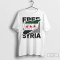 Premium Free Syria Flag Map 2025 T-Shirts, Hoodie, Sweatshirt | AU01DripNestTees.com