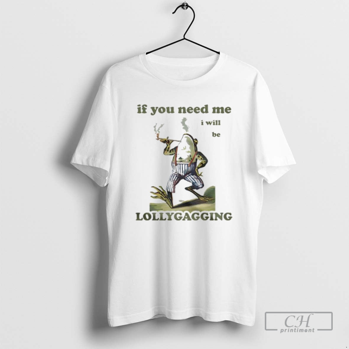 Premium Frog If You Need Me I Will Be Lollygagging Shirt Sweater Hoodie, Sweatshirt | AU01DripNestTees.com