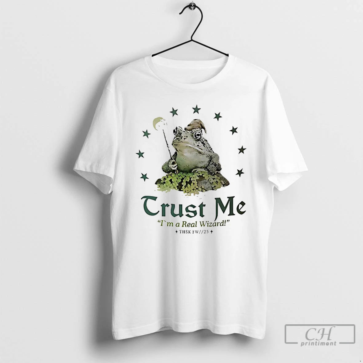 Premium Frog Trust Me Im A Real Wizard T-Shirts, Hoodie, Sweatshirt | AU01DripNestTees.com