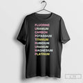 Premium Fuck Trump Chemistry Fluorine Uranium Carbon Potassium Titanium T-Shirts, Hoodie, Sweatshirt | AU01DripNestTees.com