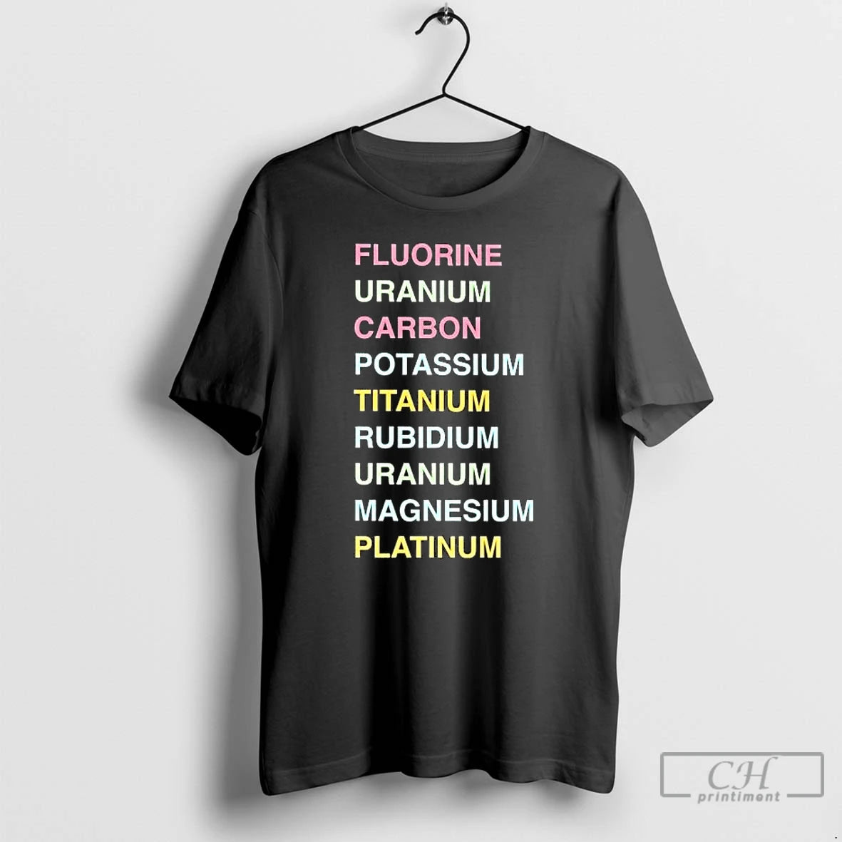 Premium Fuck Trump Chemistry Periodic Fluorine Uranium Carbon Potassium T-Shirts, Hoodie, Sweatshirt | AU01DripNestTees.com