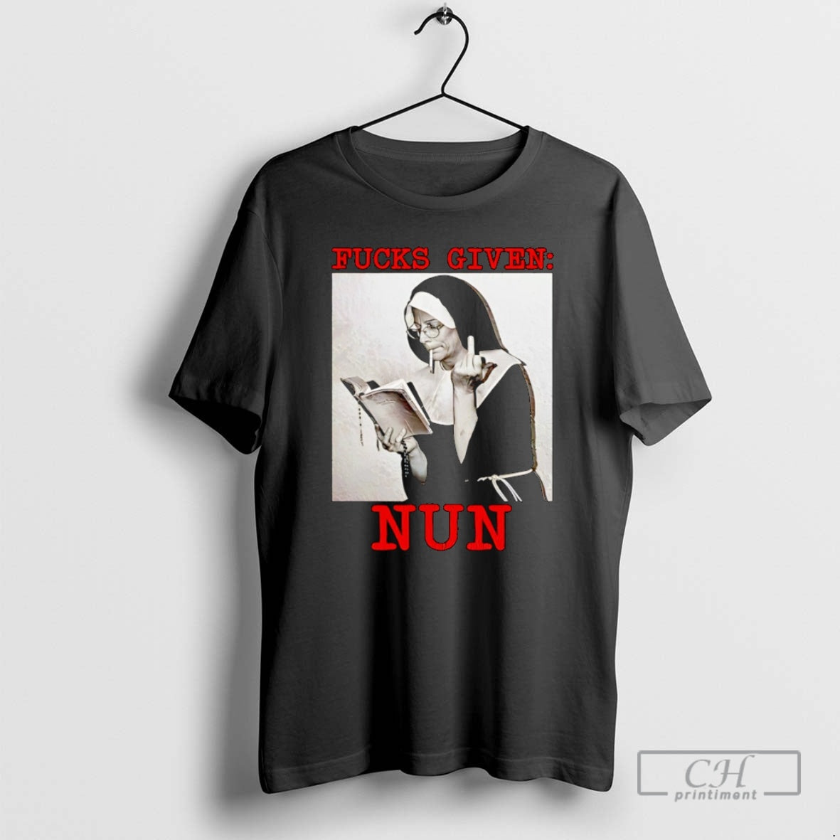 Premium Fucks Given Nun Smoking Christmas Shirt Sweater Hoodie, Sweatshirt | AU01DripNestTees.com