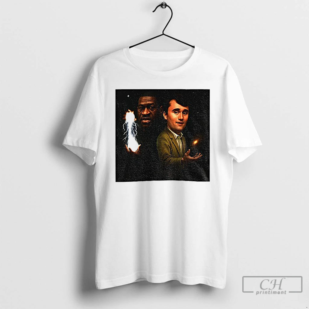 Premium George Floyd And Charlie Kirk Big Head Vintage T-Shirts, Hoodie, Sweatshirt | AU01DripNestTees.com
