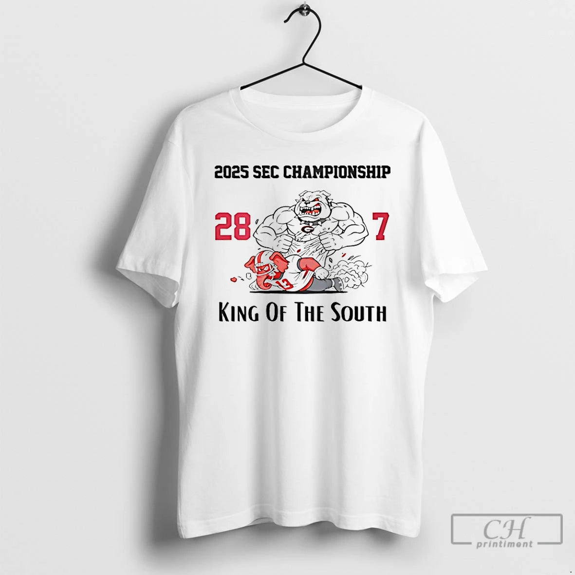 Premium Georgia Bulldogs 2025 Sec Championship King Of The South T-Shirts, Hoodie, Sweatshirt | AU01DripNestTees.com