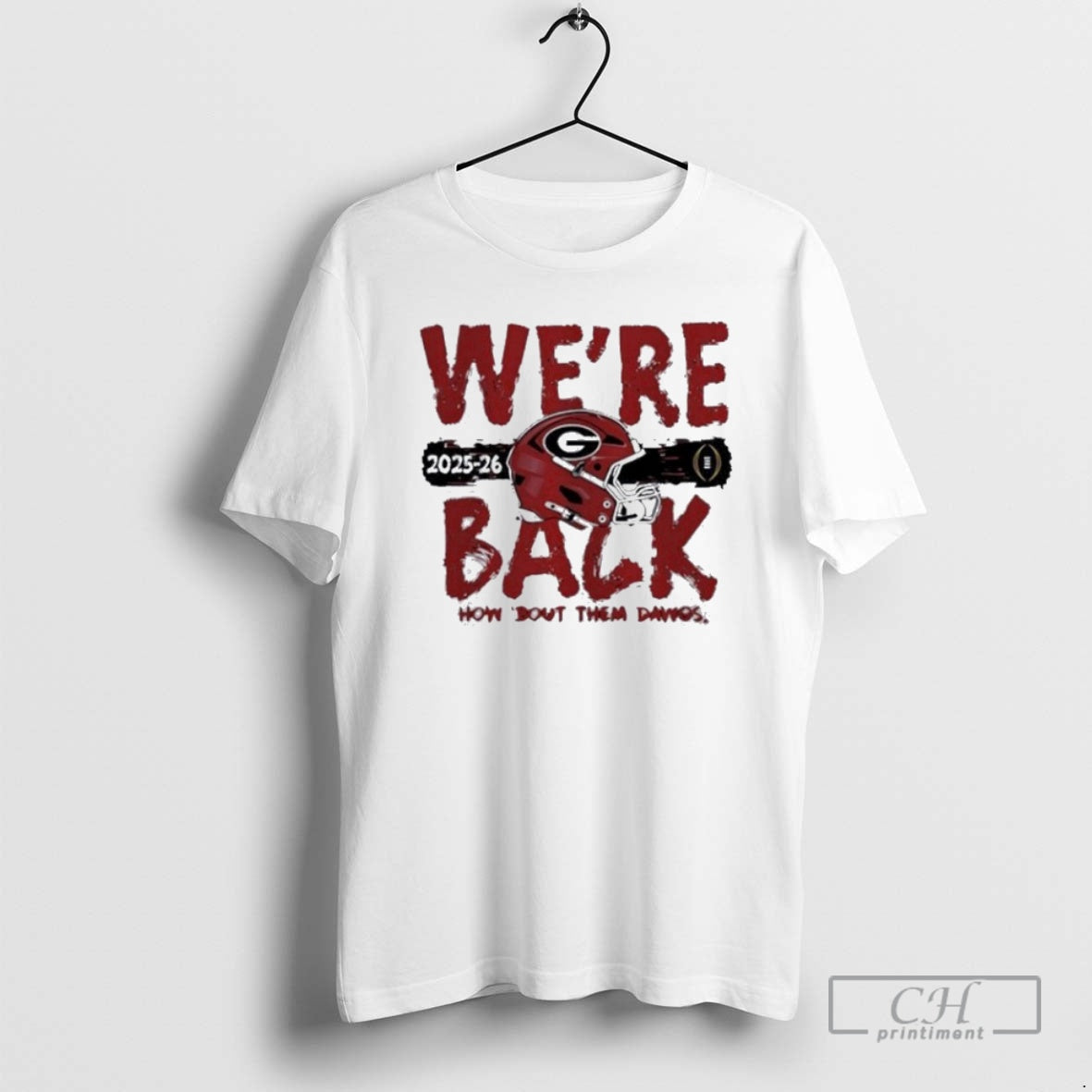 Premium Georgia Bulldogs Were Back 2025 2026 Cfp Bound Helmet Shirt Sweater Hoodie, Sweatshirt | AU01DripNestTees.com