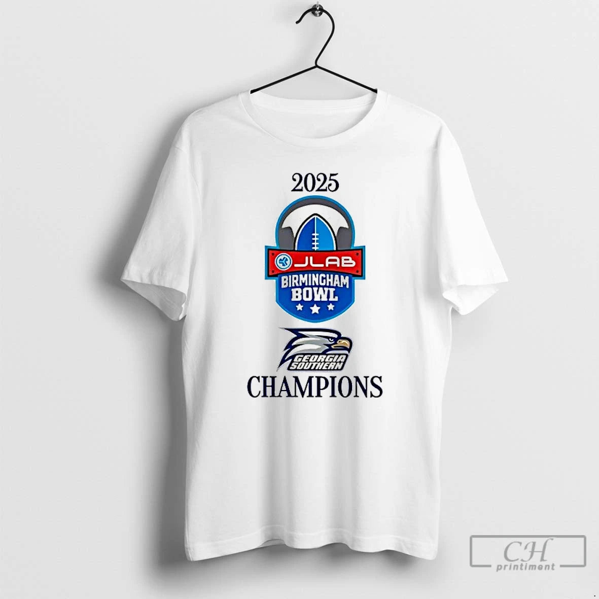 Premium Georgia Southern 2025 Birmingham Bowl Champions Logo T-Shirts, Hoodie, Sweatshirt | AU01DripNestTees.com