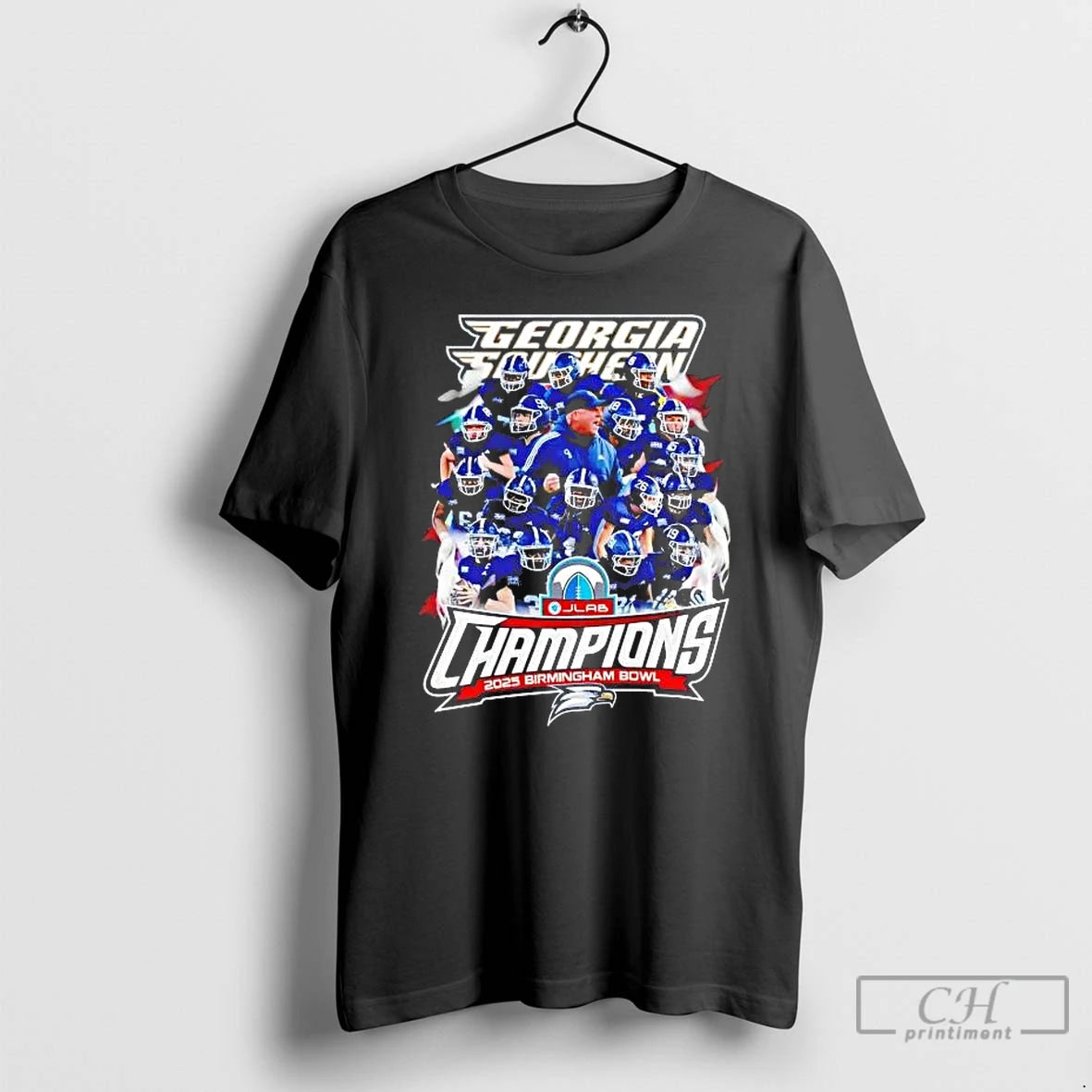 Premium Georgia Southern 2025 Birmingham Bowl Champions Team Players T-Shirts, Hoodie, Sweatshirt | AU01DripNestTees.com