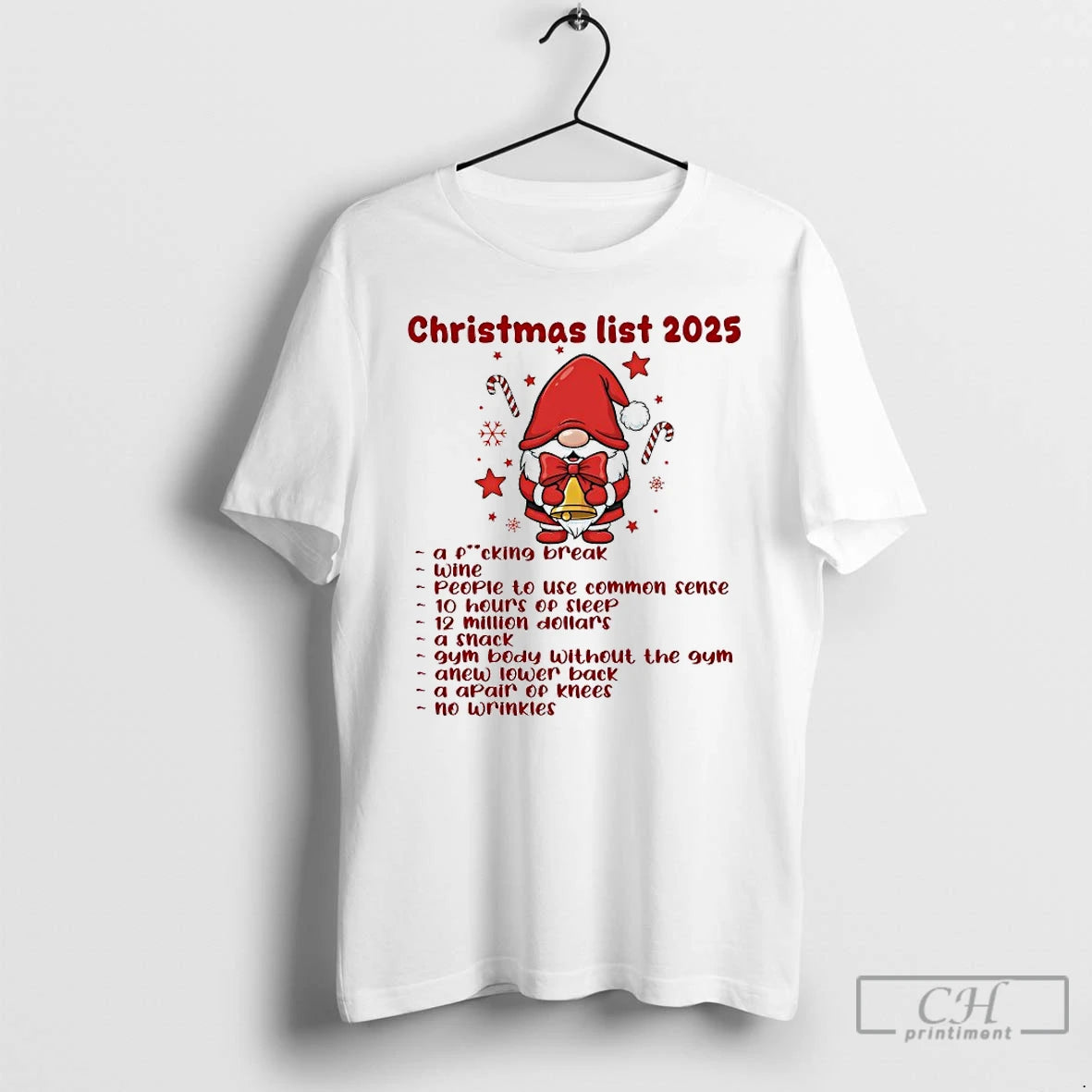Premium Gnome Christmas List 2025 T-Shirts, Hoodie, Sweatshirt | AU01DripNestTees.com