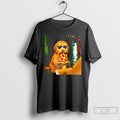 Premium Goldendoodle Eating Pizza Holding Glasses Meme T-Shirts, Hoodie, Sweatshirt | AU01DripNestTees.com
