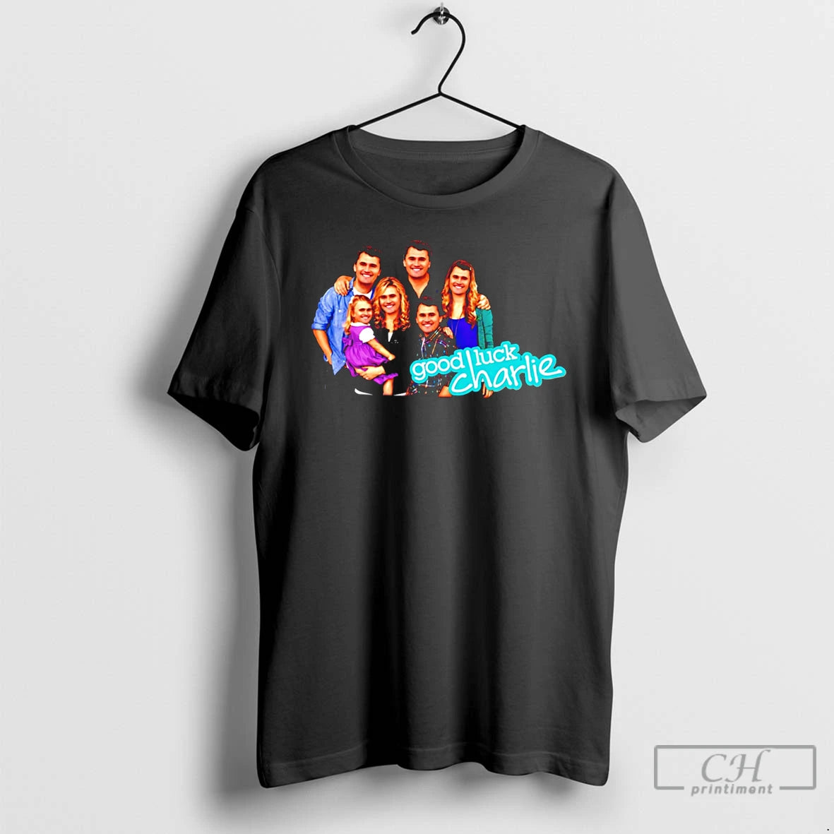 Premium Goodluck Charlie Family Funny Tee