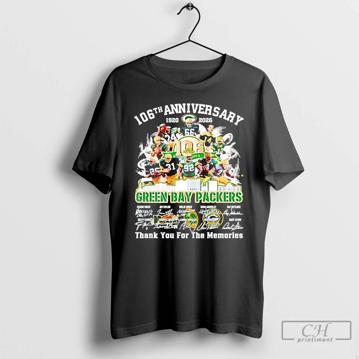 Premium Green Bay Packers 106th Anniversary 1920 2026 Team Players T-Shirts, Hoodie, Sweatshirt | AU01DripNestTees.com