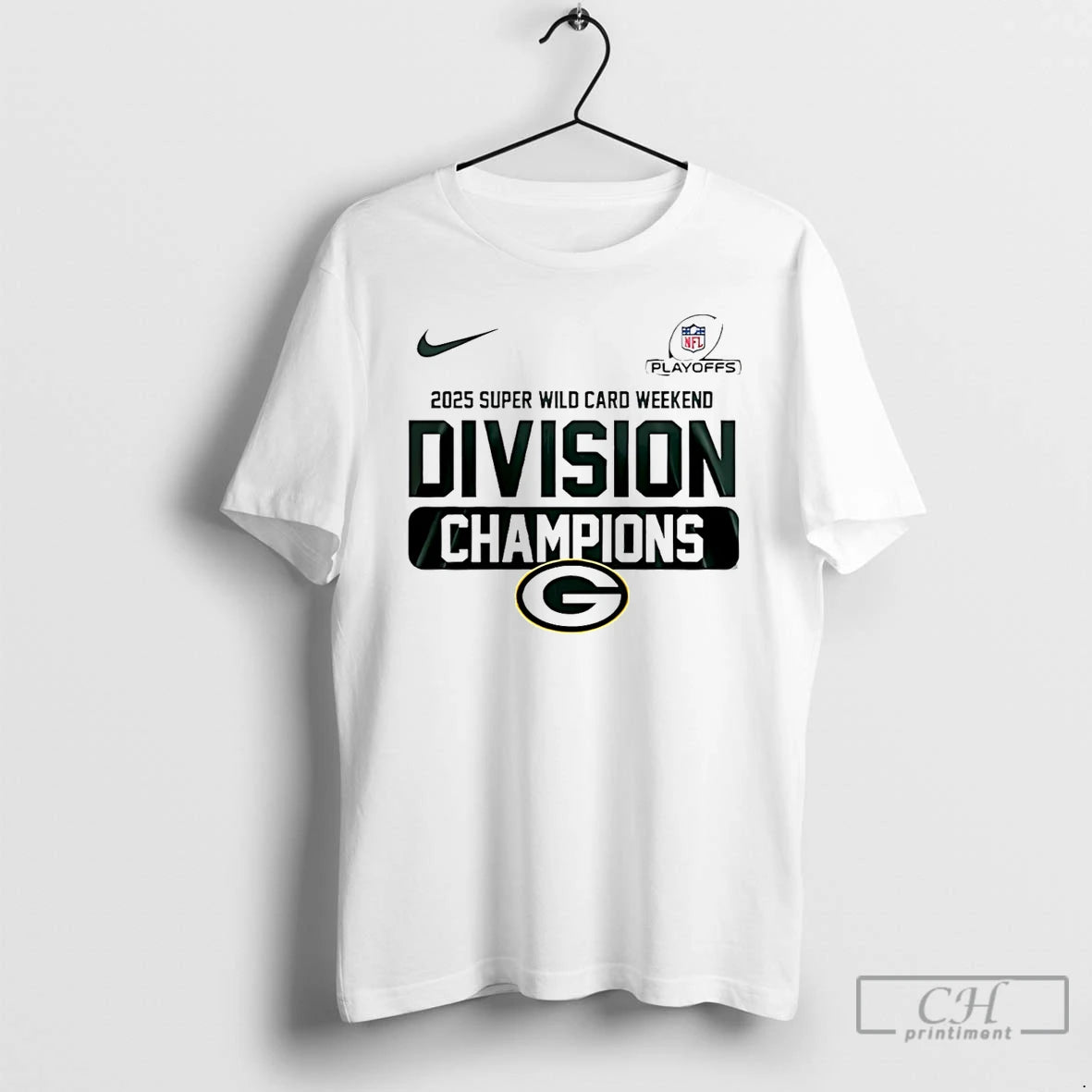 Premium Green Bay Packers 2025 Super Wild Card Weekend Division Champions T-Shirts, Hoodie, Sweatshirt | AU01DripNestTees.com