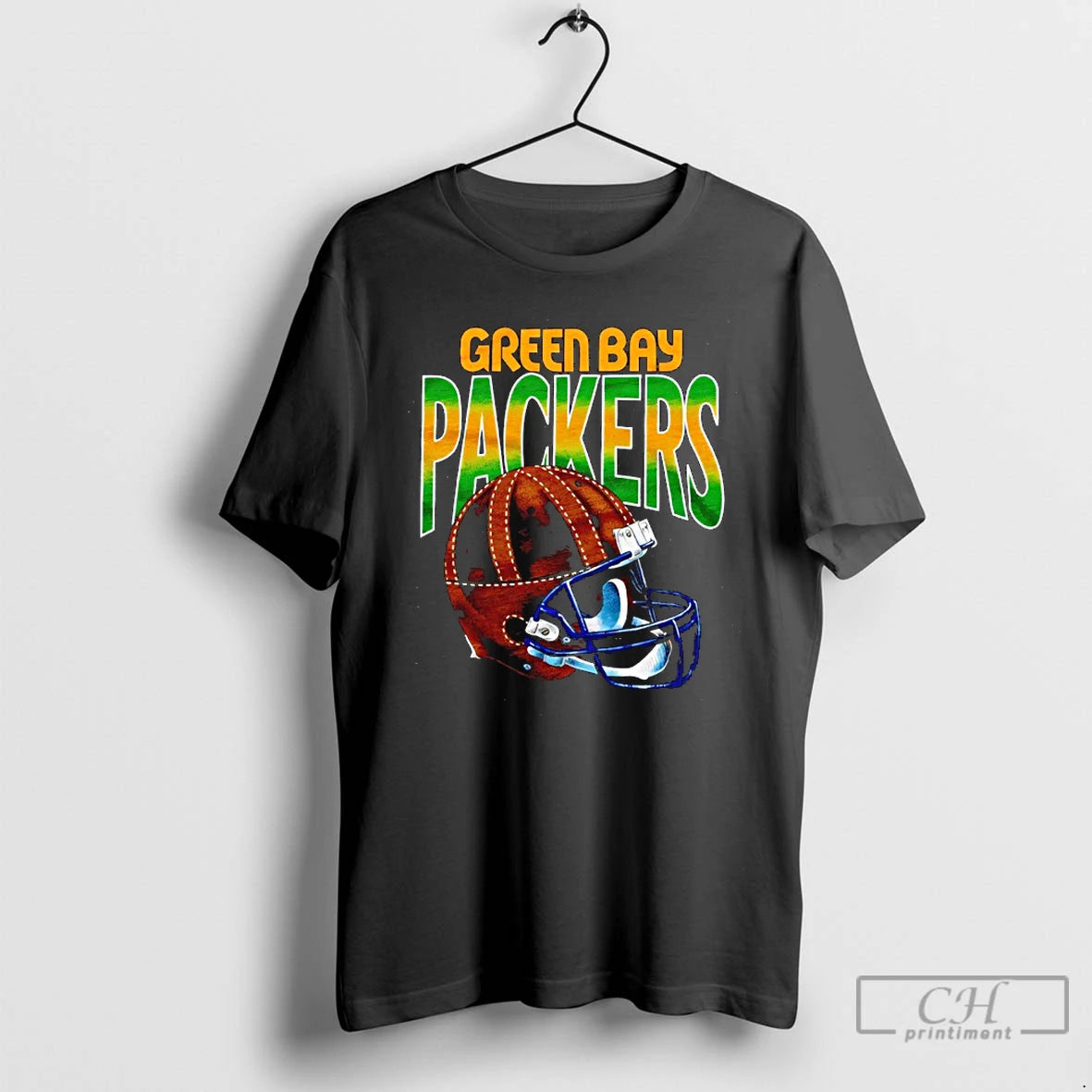 Premium Green Bay Packers Gradient Alt Helmet T-Shirts, Hoodie, Sweatshirt | AU01DripNestTees.com