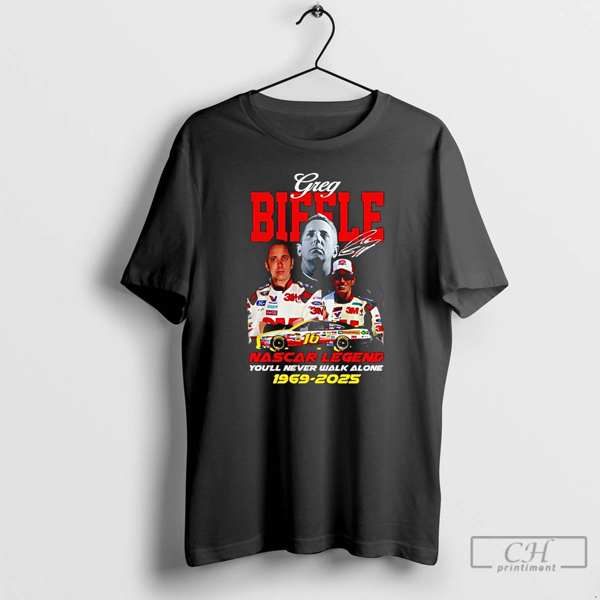 Premium Greg Biffle Nascar Legend Youll Never Walk Alone 1960 2025 T-Shirts, Hoodie, Sweatshirt | AU01DripNestTees.com