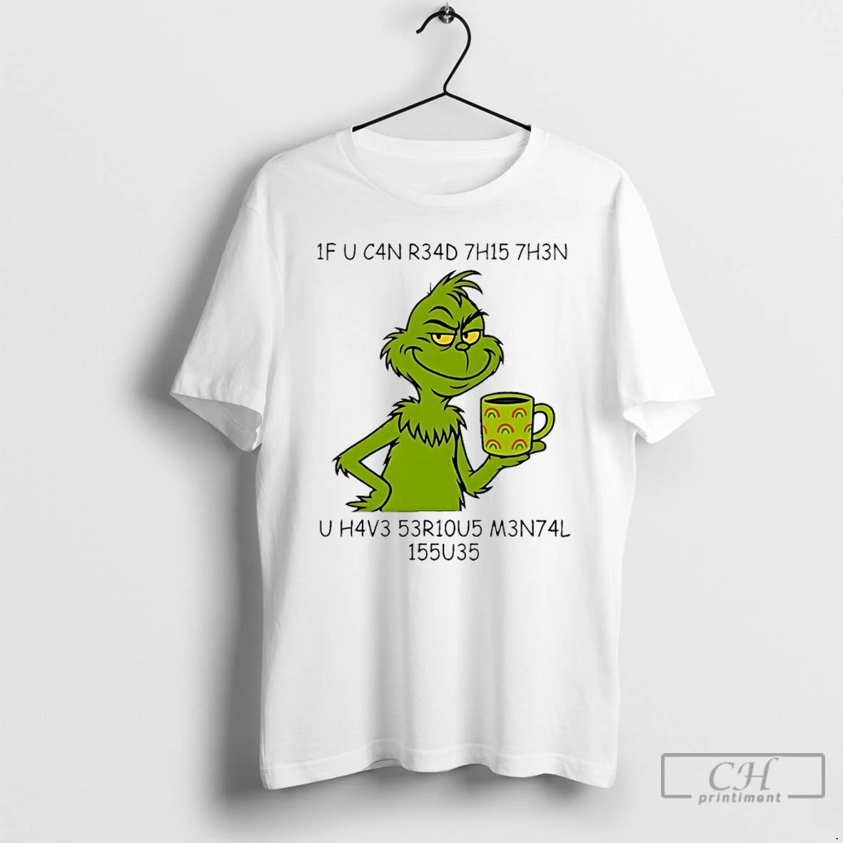 Premium Grinch 1f U C4n R34d 7h15 7h3n U H4v3 T-Shirts, Hoodie, Sweatshirt | AU01DripNestTees.com