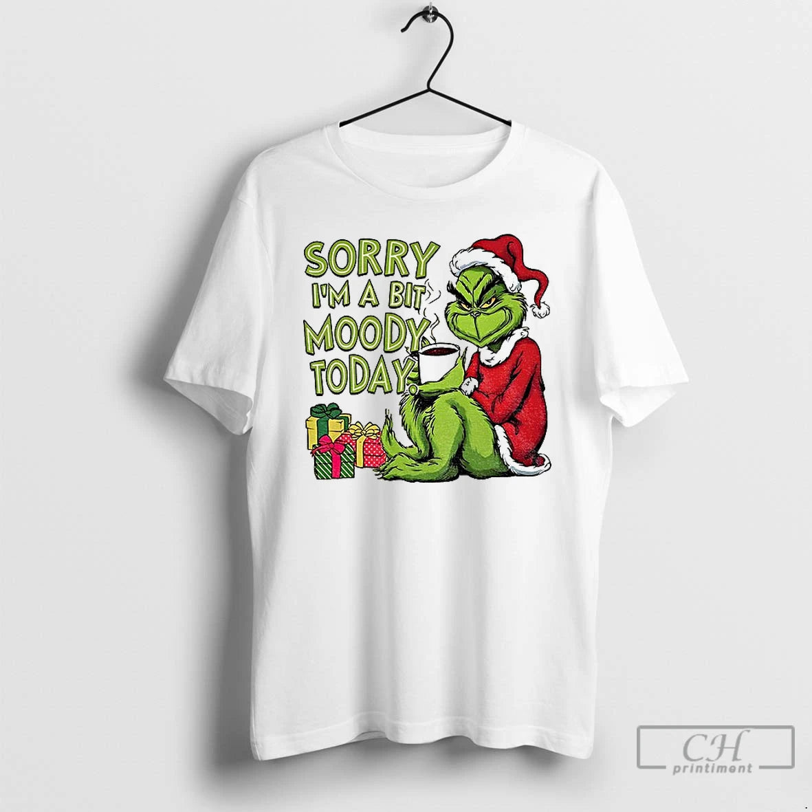 Premium Grinch Xmas Sorry Im A Bit Moody Today Christmas T-Shirts, Hoodie, Sweatshirt | AU01DripNestTees.com