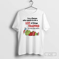Premium Grinch Im A Person Who Wants To Do A Lot Of Thingstrapped In T-Shirts, Hoodie, Sweatshirt | AU01DripNestTees.com