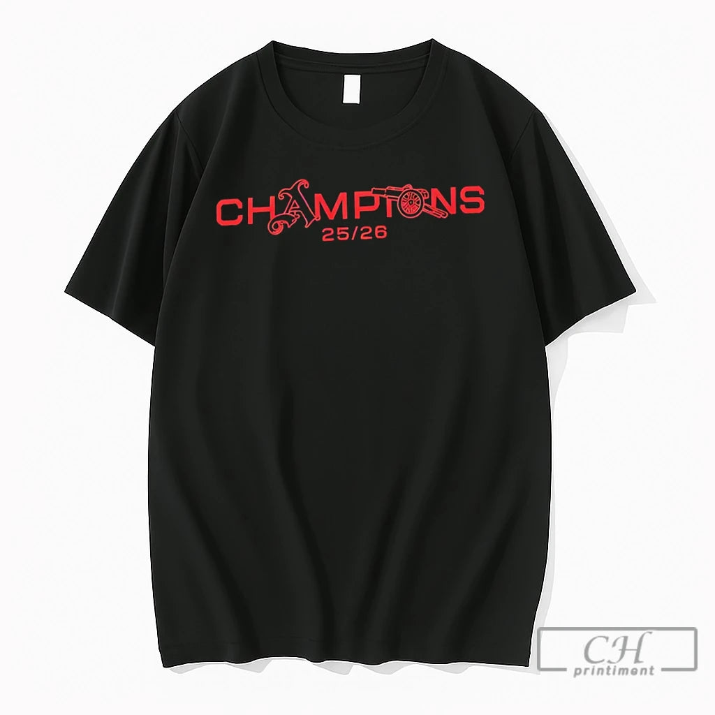 Premium Gunners Arsenal Fc Champions 2025 2026