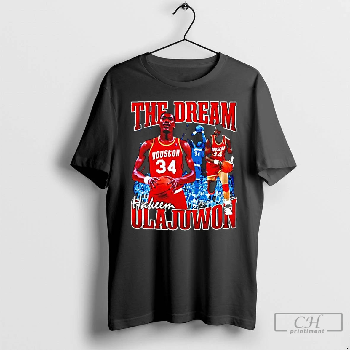 Premium Hakeem Olajuwon The Dream Basketball Legend Signature Vintage T-Shirts, Hoodie, Sweatshirt | AU01DripNestTees.com