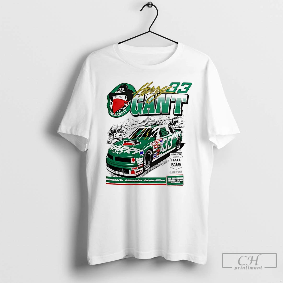 Premium Harry Gant 33 Nascar Hall Of Fame Inductee Signature T-Shirts, Hoodie, Sweatshirt | AU01DripNestTees.com