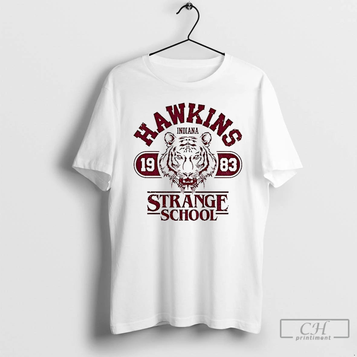 Premium Hawkins High School Indiana 1983 Strange School T-Shirts, Hoodie, Sweatshirt | AU01DripNestTees.com